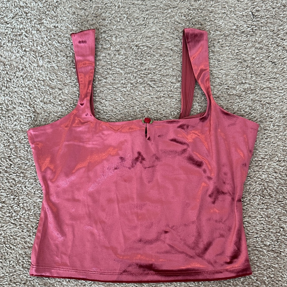Sleek Pink Women's Top